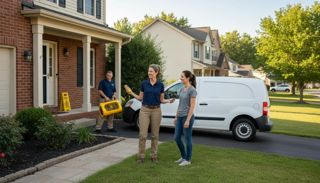 Water restoration image for Water Damage & Restoration Services in Regan, ND